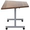 Jemini Trapezoidal Tilt Table, 1600mm, Walnut