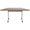 Jemini Trapezoidal Tilt Table, 1600mm, Walnut