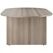Jemini D-End Meeting Table, 1800mm, Grey Oak