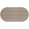 Jemini D-End Meeting Table, 1800mm, Grey Oak