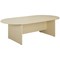 Jemini D-End Meeting Table, 1800mm, Maple