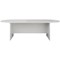 Jemini D-End Meeting Table, 1800mm, White