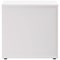 Jemini Two Tone Low Wooden Cupboard, 1 Shelf, 800mm High, White and Beech
