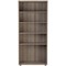 Jemini Tall Bookcase, 4 Shelves, 1800mm High, Grey Oak