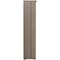Jemini Extra Tall Bookcase, 4 Shelves, 2000mm High, Grey Oak