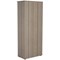 Jemini Extra Tall Bookcase, 4 Shelves, 2000mm High, Grey Oak