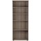 Jemini Extra Tall Bookcase, 4 Shelves, 2000mm High, Grey Oak