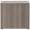 Jemini Desk High Wooden Cupboard, 1 Shelf, 730mm High, Grey Oak
