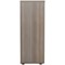 Jemini Medium Wooden Cupboard, 3 Shelves, 1200mm High, Grey Oak