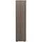 Jemini Tall Wooden Cupboard, 4 Shelves, 1800mm High, Grey Oak