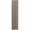 Jemini Extra Tall Wooden Cupboard, 4 Shelves, 2000mm High, Grey Oak
