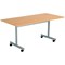 Jemini Rectangular Tilt Table, 1600x700mm, Beech