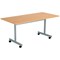 Jemini Rectangular Tilt Table, 1600x700mm, Beech