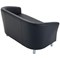 Jemini Tub Polyurethane Sofa, Black