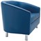 Jemini Tub Polyurethane Sofa, Blue