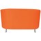 Jemini Tub Polyurethane Sofa, Orange