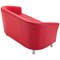 Jemini Tub Polyurethane Sofa, Red