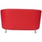 Jemini Tub Polyurethane Sofa, Red