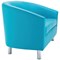 Jemini Tub Polyurethane Sofa, Sky Blue