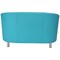 Jemini Tub Polyurethane Sofa, Sky Blue