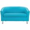 Jemini Tub Polyurethane Sofa, Sky Blue