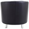 Jemini Tub Polyurethane Armchair, Black