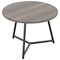 Jemini Trinity Round Table, 600mm Diameter, 435mm High, Grey Oak