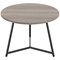 Jemini Trinity Round Table, 600mm Diameter, 435mm High, Grey Oak