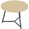 Jemini Trinity Round Table, 600mm Diameter, 435mm High, Maple