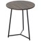 Jemini Trinity Round Table, 600mm Diameter, 735mm High, Walnut