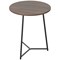 Jemini Trinity Round Table, 600mm Diameter, 735mm High, Walnut
