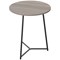 Jemini Trinity Round Table, 600mm Diameter, 735mm High, Grey Oak