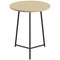 Jemini Trinity Round Table, 600mm Diameter, 735mm High, Maple