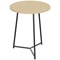 Jemini Trinity Round Table, 600mm Diameter, 735mm High, Maple