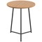Jemini Trinity Round Table, 600mm Diameter, 735mm High, Oak
