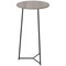 Jemini Trinity Round Table, 600mm Diameter, 1110mm High, Grey Oak
