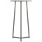 Jemini Trinity Round Table, 600mm Diameter, 1110mm High, Grey Oak