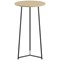 Jemini Trinity Round Table, 600mm Diameter, 1110mm High, Maple