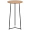 Jemini Trinity Round Table, 600mm Diameter, 1110mm High, Oak