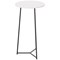 Jemini Trinity Round Table, 600mm Diameter, 1110mm High, White