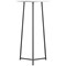 Jemini Trinity Round Table, 600mm Diameter, 1110mm High, White