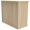 Astin Desk High Bookcase, 1 Shelf, 730mm High, Oak