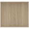 Astin Desk High Bookcase, 1 Shelf, 730mm High, Oak
