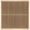 Astin Low Bookcase, 1 Shelf, 816mm High, Oak