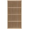 Astin Tall Bookcase, 3 Shelves, 1592mm High, Oak