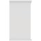 Astin Desk High Bookcase, 1 Shelf, 730mm High, White