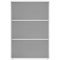 Astin Medium Bookcase, 2 Shelves, 1204mm High, White