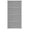 Astin Tall Bookcase, 3 Shelves, 1592mm High, White