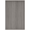 Astin Medium Bookcase, 2 Shelves, 1204mm High, Grey Oak