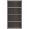 Astin Tall Bookcase, 3 Shelves, 1592mm High, Grey Oak